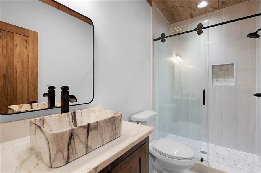 Furnished interior view inside a new home in , Morganton (Image 4).