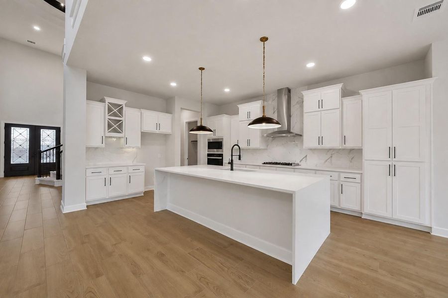 Furnished interior view inside a new home in Meridiana, Manvel (Image 15).