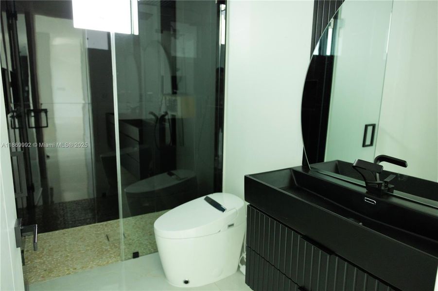 Furnished interior view inside a new home in , Miami (Image 8).