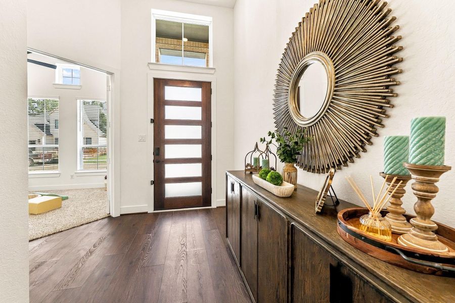 Furnished interior view inside a new home in , Conroe (Image 17).