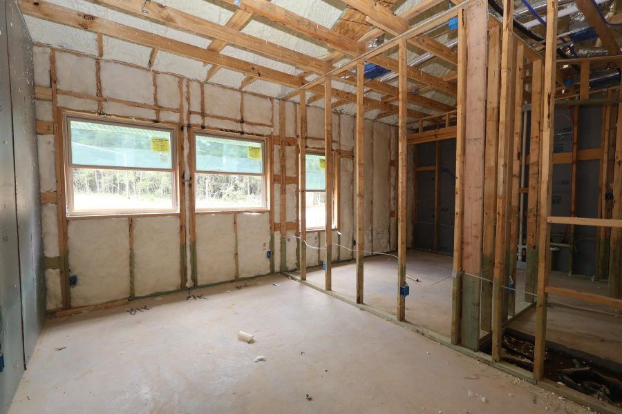 In-progress construction of a new home in The Woodlands Hills - Reserve Collection, Willis, TX (Image 5). In-progress construction of a new home in The Woodlands Hills - Reserve Collection, Willis, TX (Image 5).