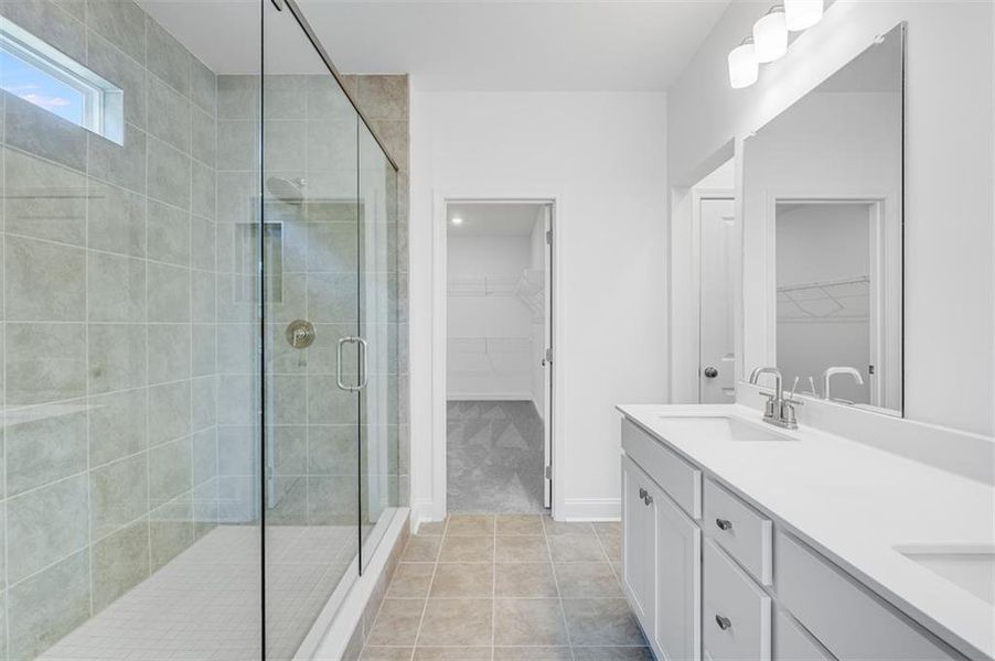 Furnished interior view inside a new home in Oakmead, Buford (Image 9).