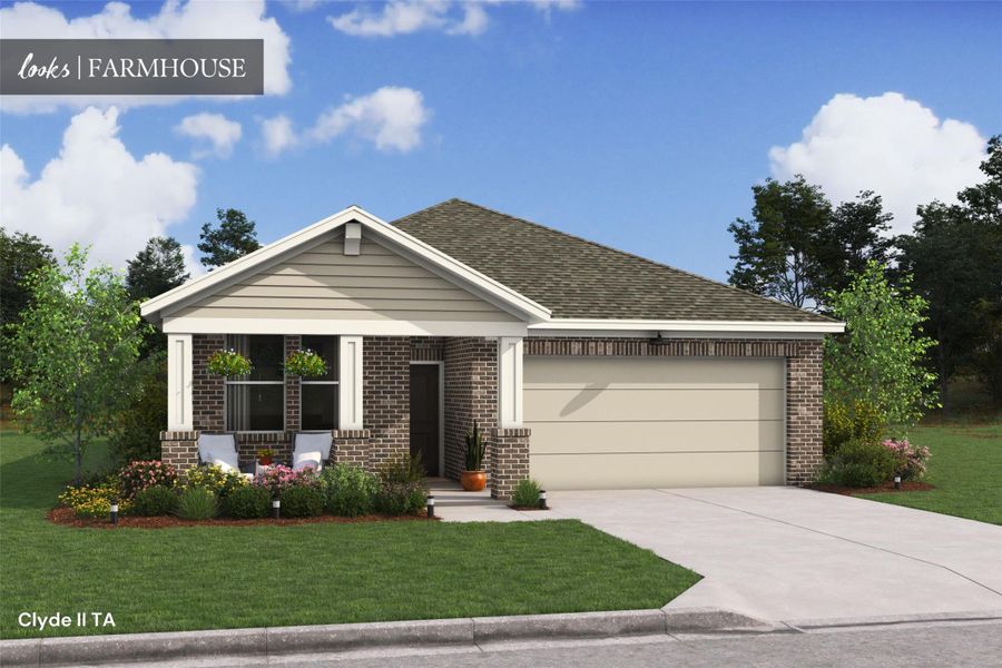 Charming Clyde II home design with elevation TA built by K. Hovnanian Homes in beautiful Reserve at Huntsville. (*Artist rendering used for illustration purposes only.) Charming Clyde II home design with elevation TA built by K. Hovnanian Homes in beautiful Reserve at Huntsville. (*Artist rendering used for illustration purposes only.)