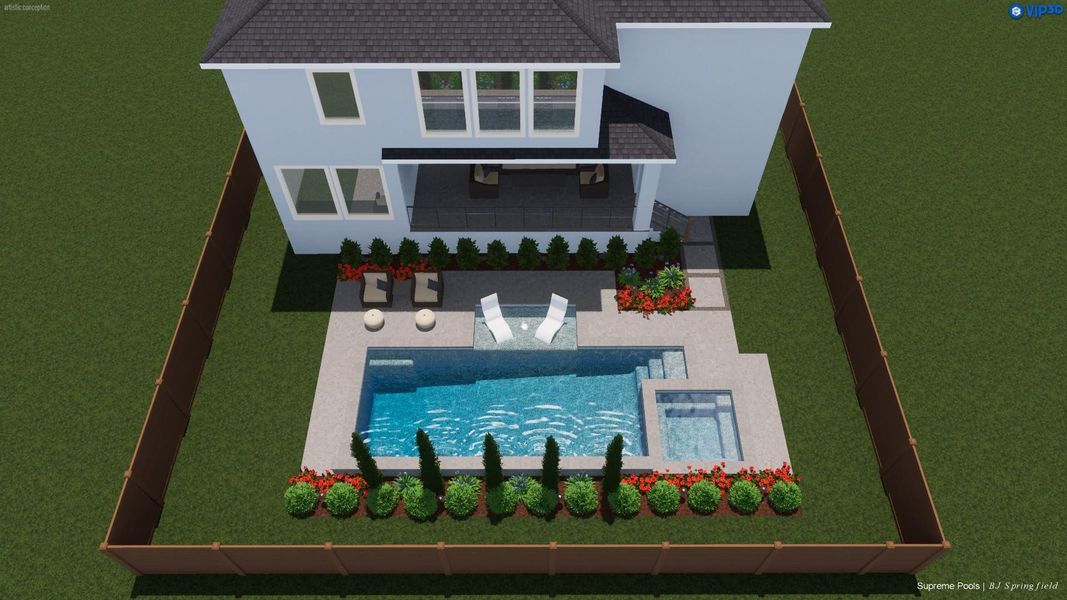 2D floor plan layout of this home in , Bellaire, TX (Image 3). 2D floor plan layout of this home in , Bellaire, TX (Image 3).