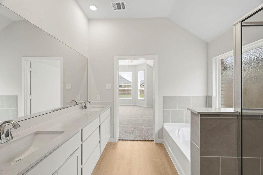 Furnished interior view inside a new home in Audubon, Magnolia (Image 16). Furnished interior view inside a new home in Audubon, Magnolia (Image 16).