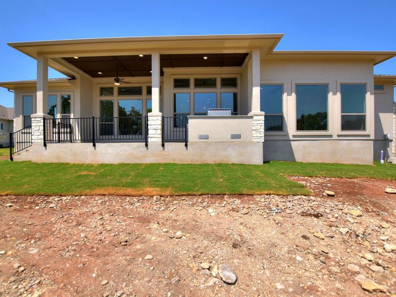 Representative exterior details of a home built from the Siena III by Giddens Homes in Clearwater Ranch, Liberty Hill (Image 78).