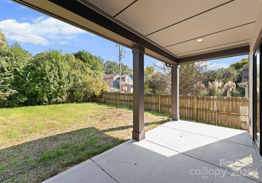 Exterior details and patio area of a home in , Charlotte (Image 25). Exterior details and patio area of a home in , Charlotte (Image 25).