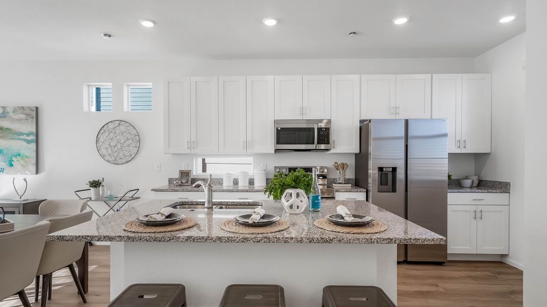 Furnished interior view inside a new home in Green Valley Ranch, Aurora (Image 6).