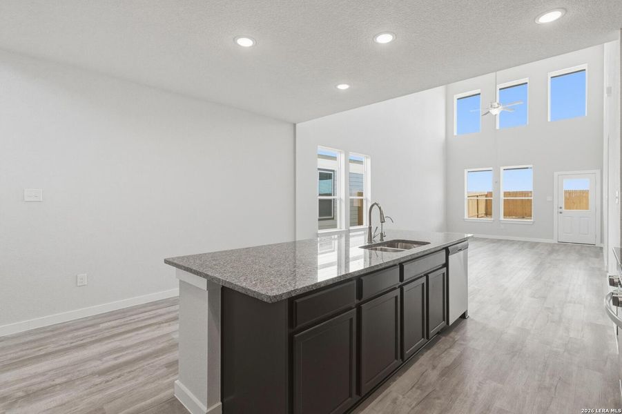 Furnished interior view inside a new home in Red Hawk Landing, San Antonio (Image 10).