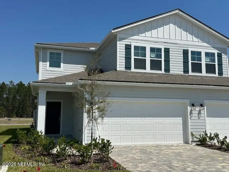 Front exterior of a new home in , St. Augustine, FL, highlighting curb appeal (Image 20). Front exterior of a new home in , St. Augustine, FL, highlighting curb appeal (Image 20).