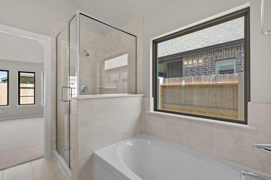 Furnished interior view inside a new home in Grand Central Park, Conroe (Image 13).