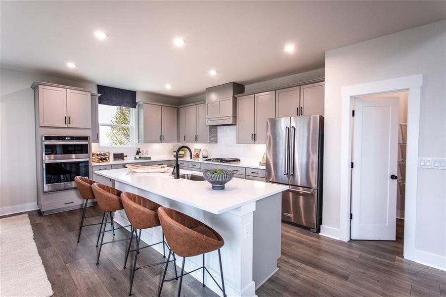 Furnished interior view inside a new home in , Powder Springs (Image 24). Furnished interior view inside a new home in , Powder Springs (Image 24).