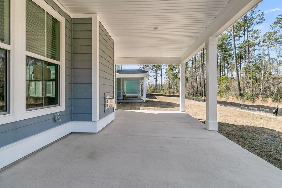 Exterior details and patio area of a home in Cherrywood Estates, Summerville (Image 26).