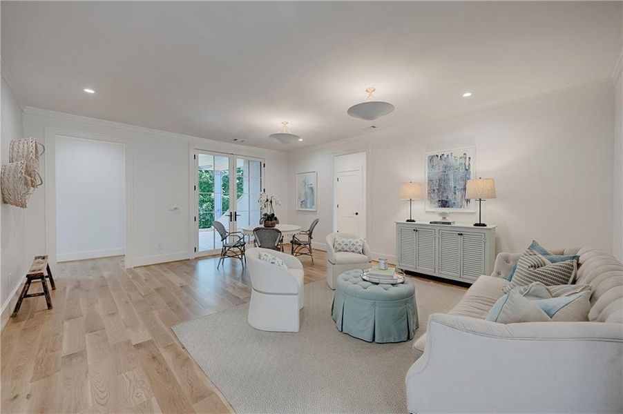 Furnished interior view inside a new home in , Atlanta (Image 80). Furnished interior view inside a new home in , Atlanta (Image 80).