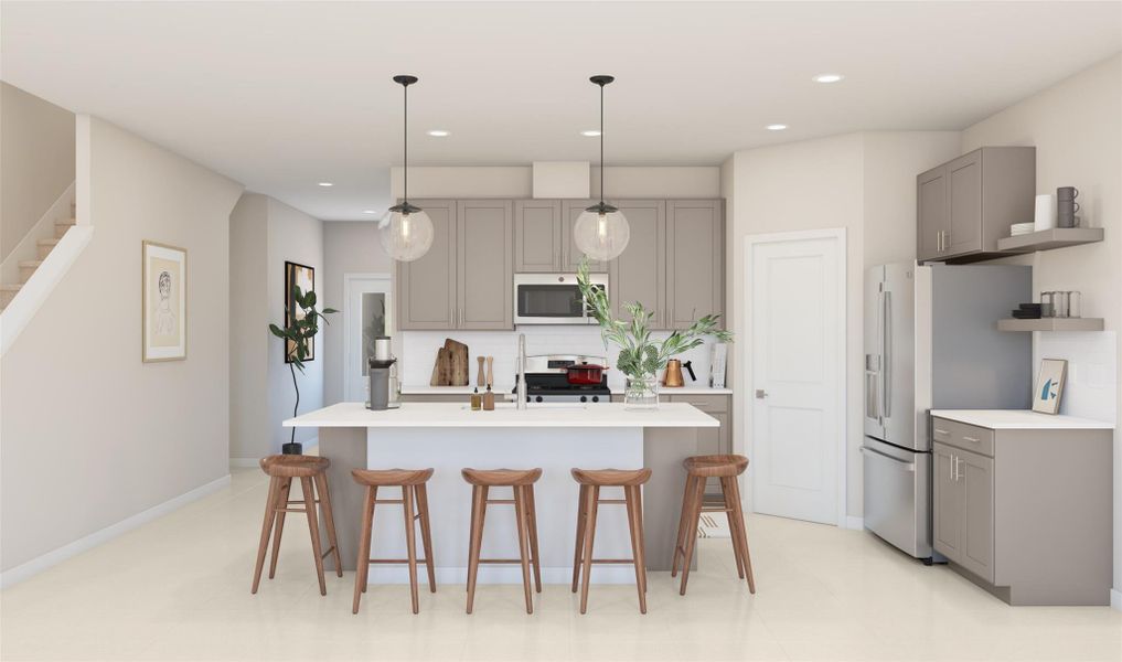 Lovely kitchen (*Artist rendering used for illustration purposes only.)