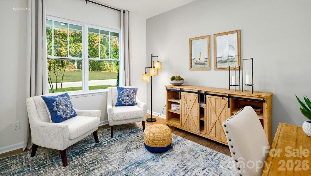 Furnished interior view inside a new home in Brandon Creek, Gastonia (Image 26).