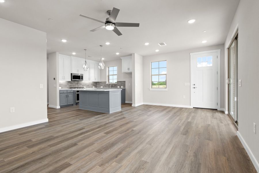 Spacious, unfurnished interior of a new home in The Tribute, The Colony (Image 22).