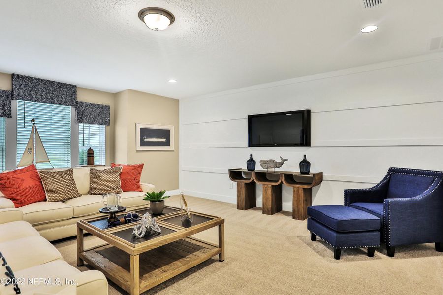 Furnished interior view inside a new home in Silver Landing at SilverLeaf, St. Augustine (Image 11).