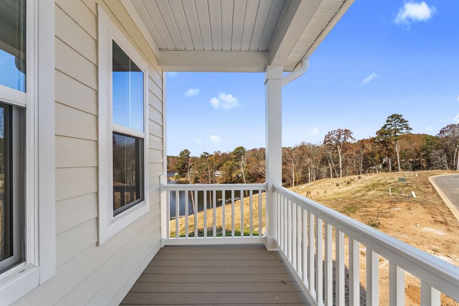 Exterior details and patio area of a home in Lakeside Saluda, Greenville (Image 4).