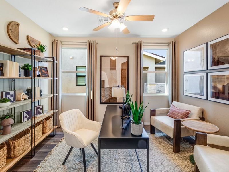 Representative furnished interior of a home built from the The Savannah A by Davidson Homes LLC in South Ranch Southern Collection, Prescott (Image 12). Representative furnished interior of a home built from the The Savannah A by Davidson Homes LLC in South Ranch Southern Collection, Prescott (Image 12).