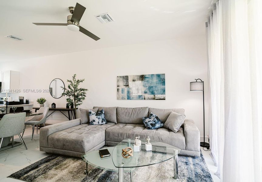 Furnished interior view inside a new home in , Lehigh Acres (Image 29).