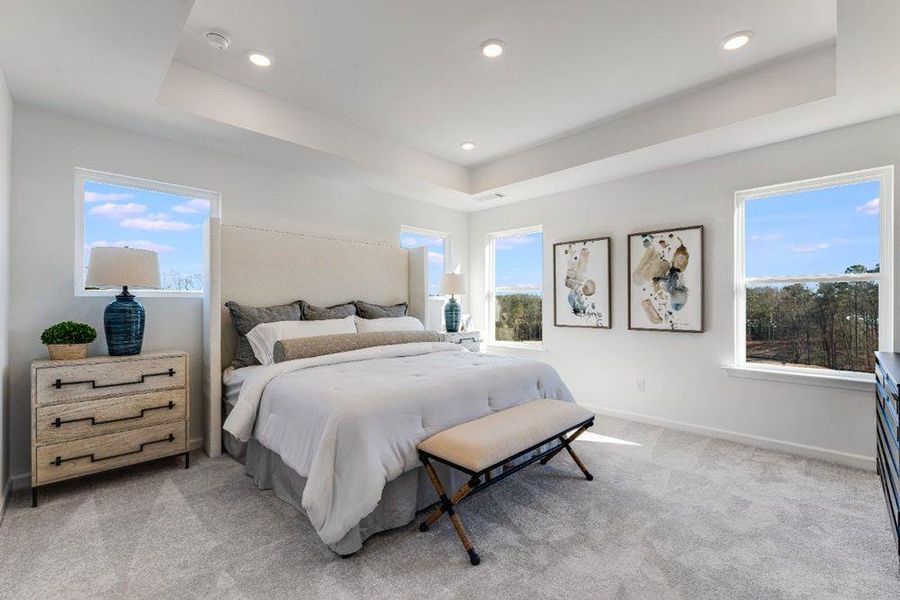 Furnished interior view inside a new home in Rosewood Farm, Lawrenceville (Image 25).