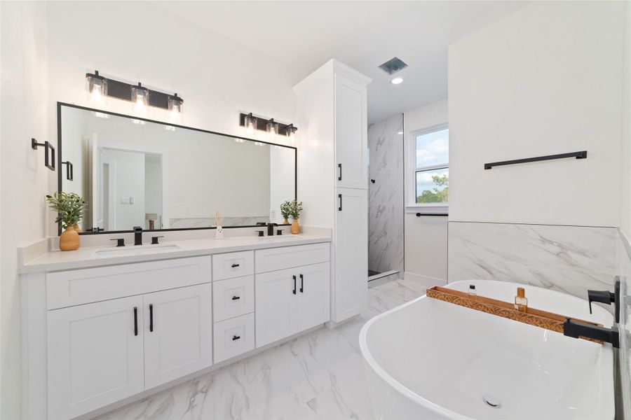 Furnished interior view inside a new home in , Houston (Image 11).