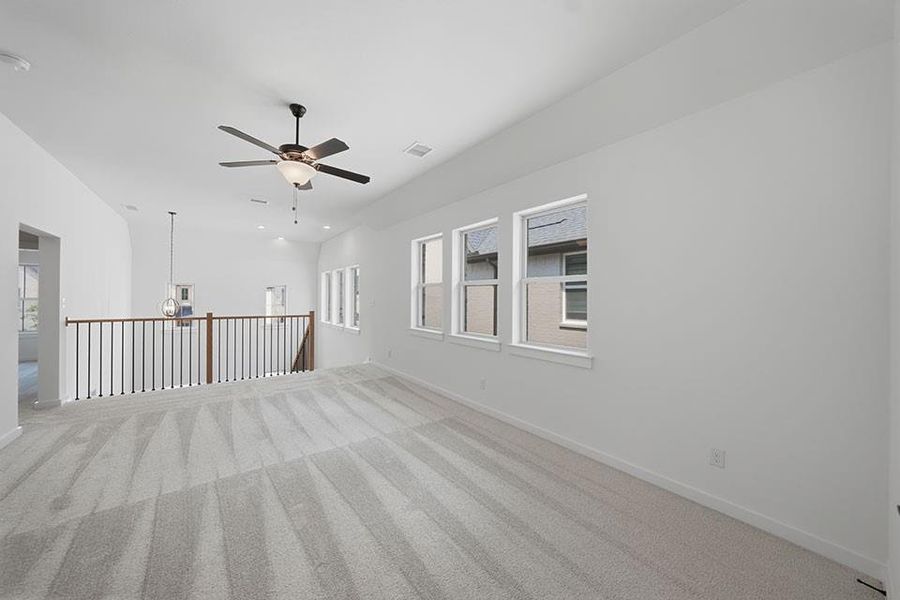 Spacious, unfurnished interior of a new home in Light Farms Brenham - 40' Lots, Celina (Image 30). Spacious, unfurnished interior of a new home in Light Farms Brenham - 40' Lots, Celina (Image 30).