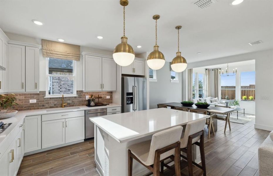 Gourmet kitchen designed for culinary excellence and entertaining*Model representation Gourmet kitchen designed for culinary excellence and entertaining*Model representation