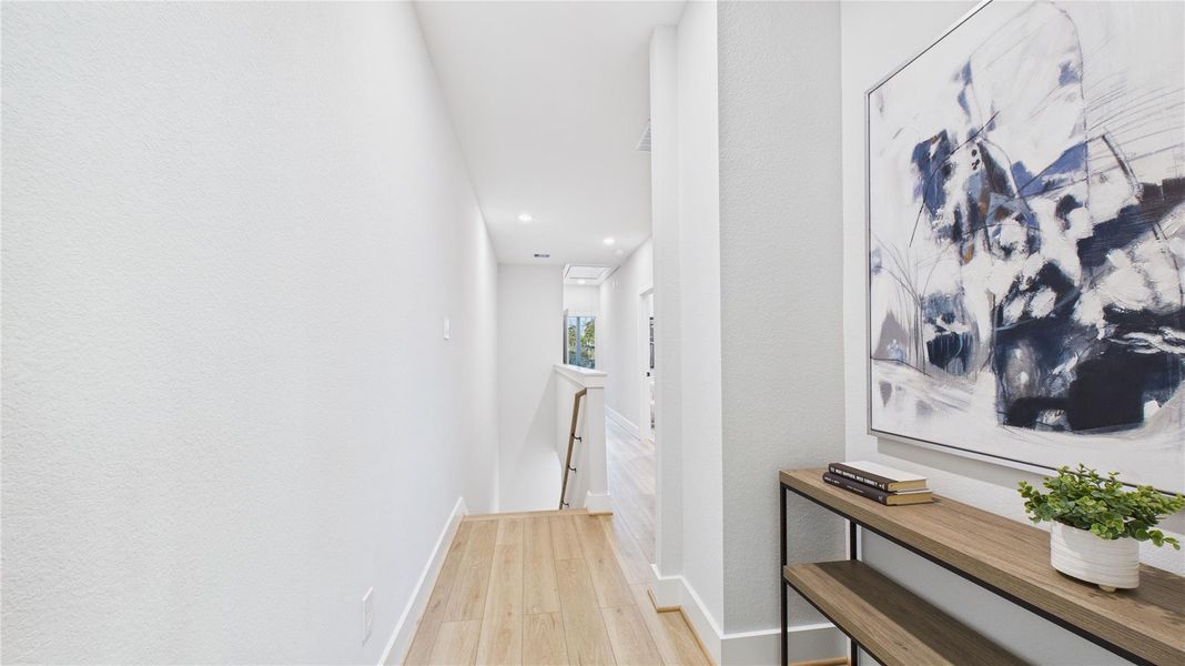 Furnished interior view inside a new home in , Houston (Image 30).