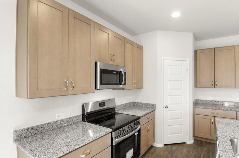 Furnished interior view inside a new home in Oaks at San Gabriel, Georgetown (Image 6). Furnished interior view inside a new home in Oaks at San Gabriel, Georgetown (Image 6).