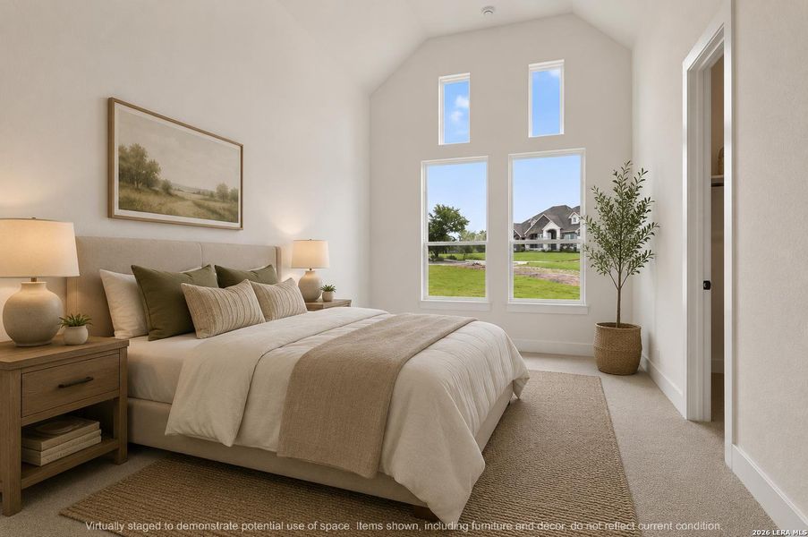 Furnished interior view inside a new home in Waldsanger, New Braunfels (Image 11).