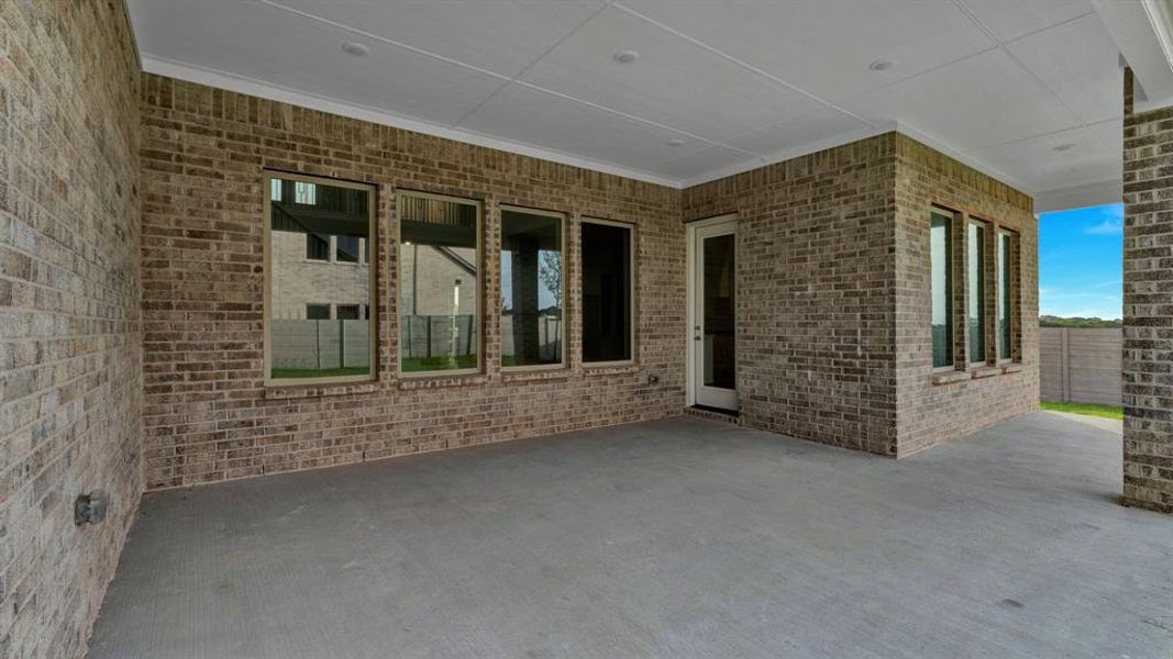 View of patio