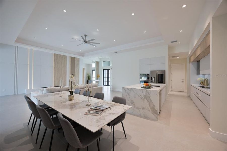 Furnished interior view inside a new home in , Cape Coral (Image 27).