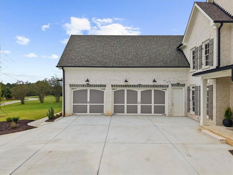 Exterior details and patio area of a home in , Canton (Image 35).