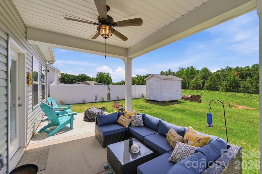 Exterior details and patio area of a home in , Rock Hill (Image 3).