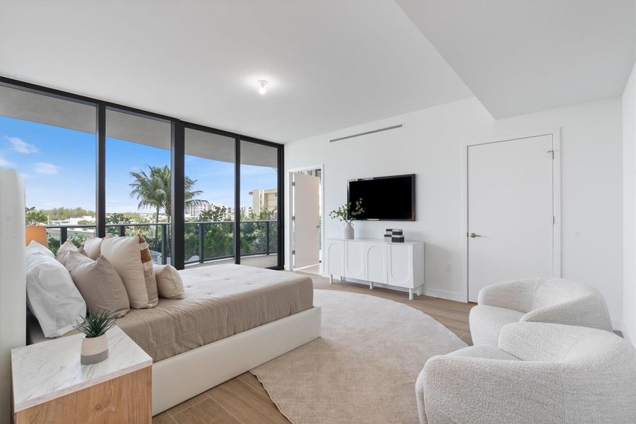 Furnished interior view inside a new home in Casamar, Pompano Beach (Image 11).