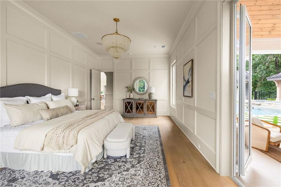 Furnished interior view inside a new home in , Canton (Image 64).