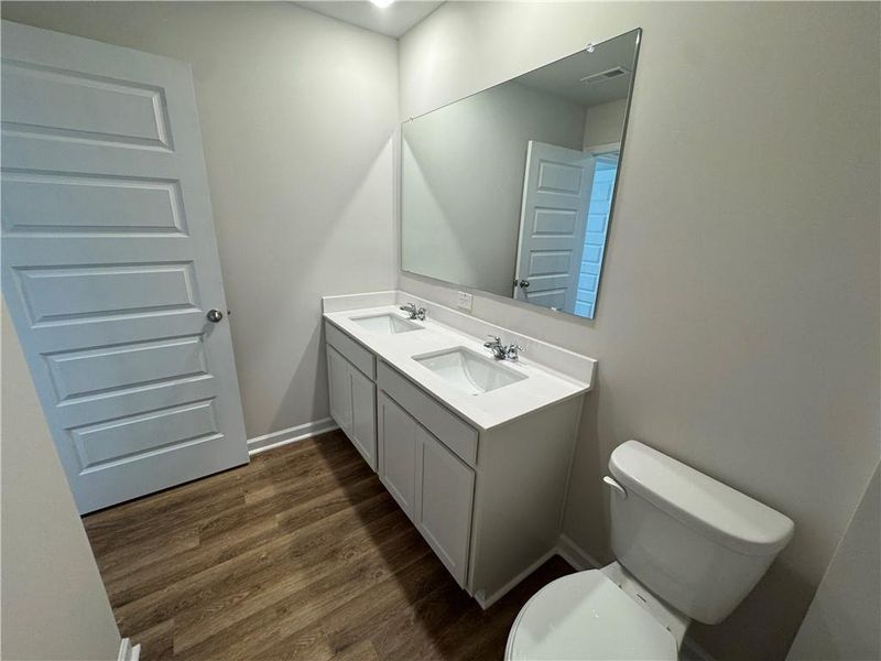 Furnished interior view inside a new home in Oakchase at Hampton, Hampton (Image 8). Furnished interior view inside a new home in Oakchase at Hampton, Hampton (Image 8).