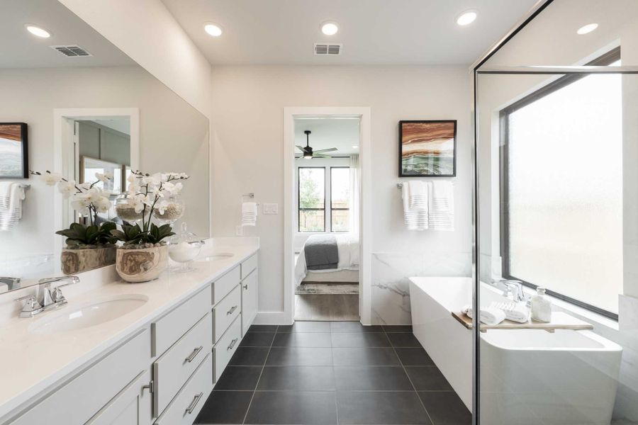 Representative furnished interior of a home built from the Goldeneye by Tri Pointe Homes in Tompkins Reserve, Katy (Image 31). Representative furnished interior of a home built from the Goldeneye by Tri Pointe Homes in Tompkins Reserve, Katy (Image 31).