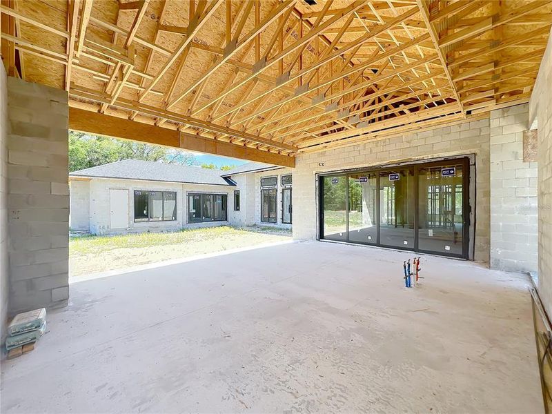 In-progress construction of a new home in , Oviedo, FL (Image 44).