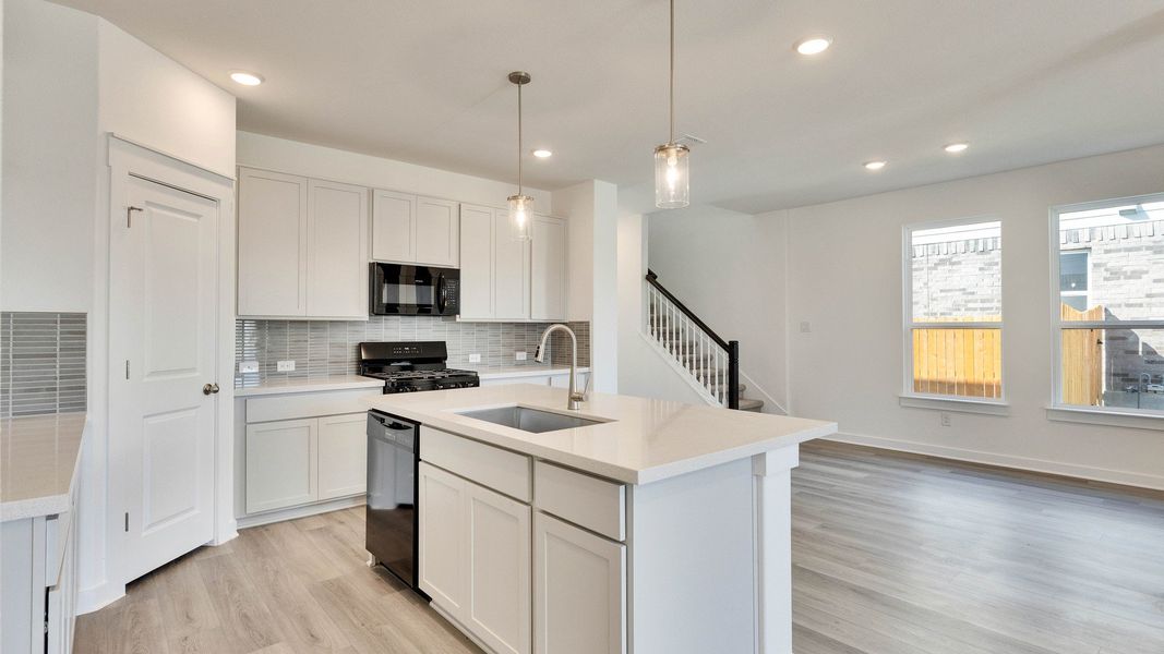 Furnished interior view inside a new home in Creeks Crossing, Elgin (Image 10).