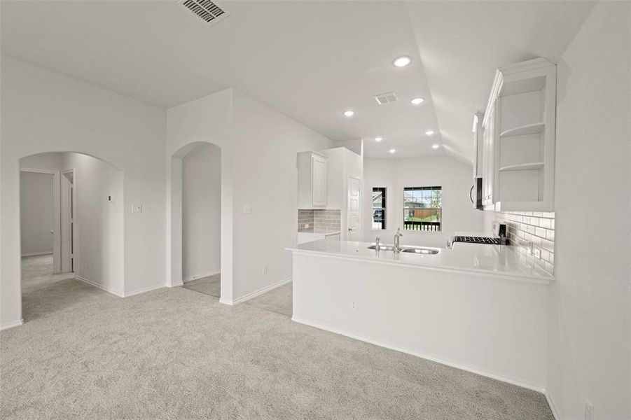 Furnished interior view inside a new home in Chisholm Hills, Cleburne (Image 6).