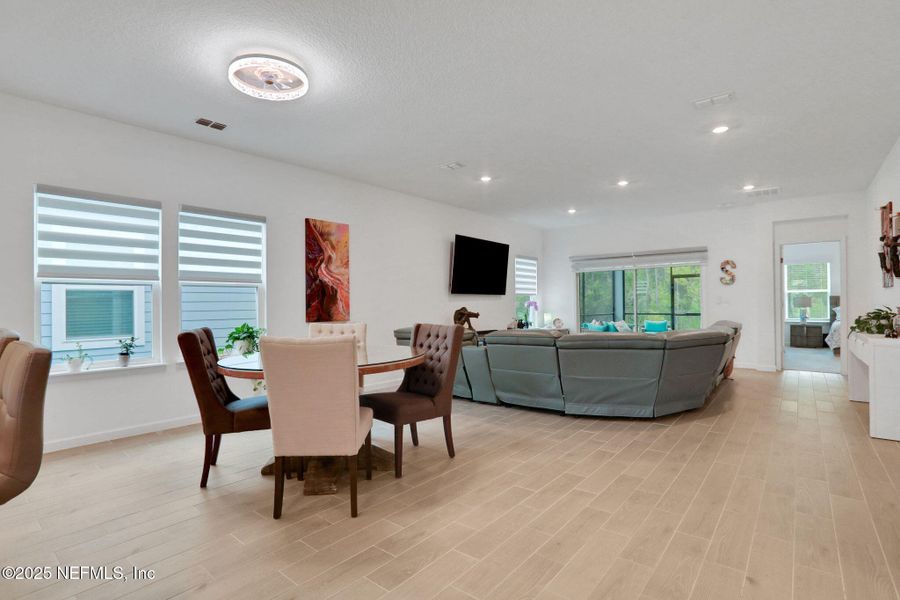 Furnished interior view inside a new home in , Yulee (Image 37).