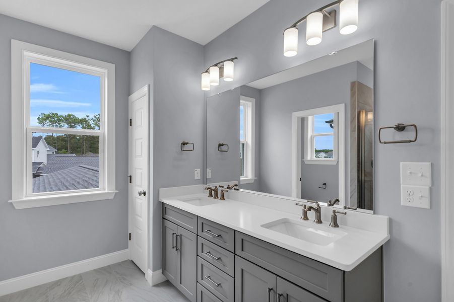 Representative furnished interior of a home built from the The Wisteria by RobuckHomes in East & Mason, Wilmington (Image 61).