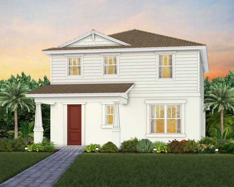 Representative exterior photo of a completed home built from the Mabel II with ADU by Pulte Homes in SeaFlower, Bradenton, FL (Image 34).