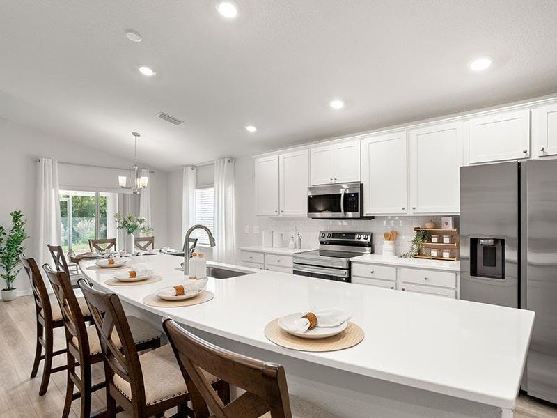 A wide variety of design options are available to personalize your dream kitchen, from classic finishes...