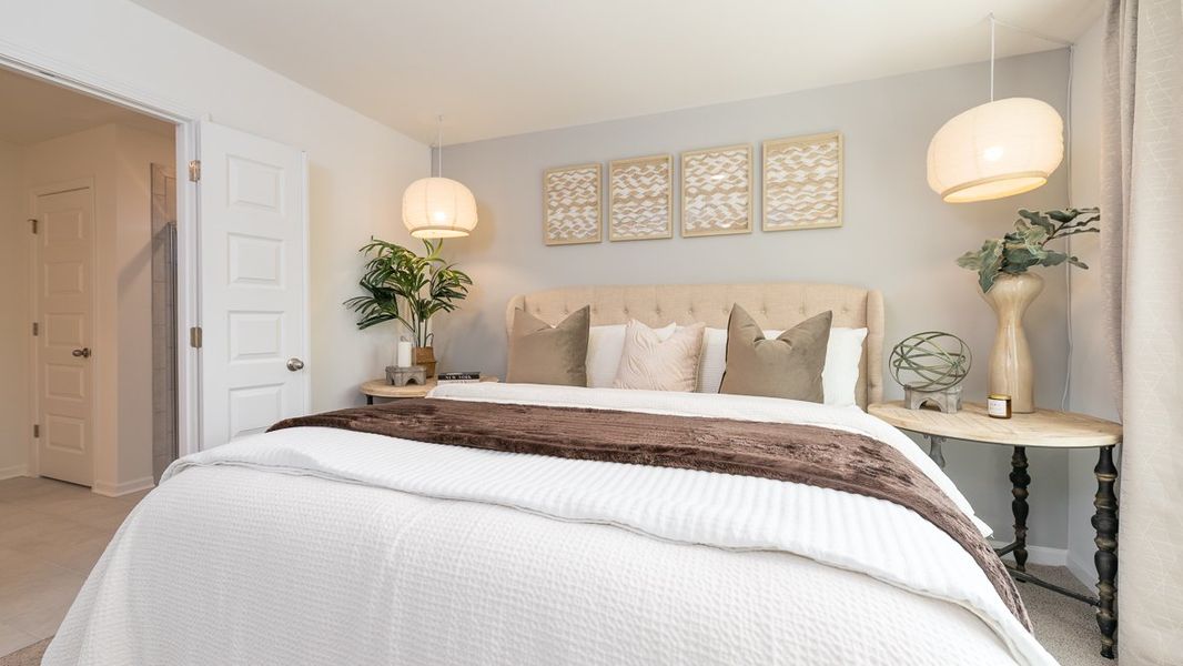 Furnished interior view inside a new home in Benteen Reserve, Atlanta (Image 27).