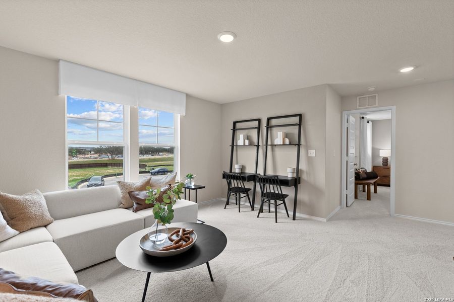 Furnished interior view inside a new home in , Boerne (Image 21).