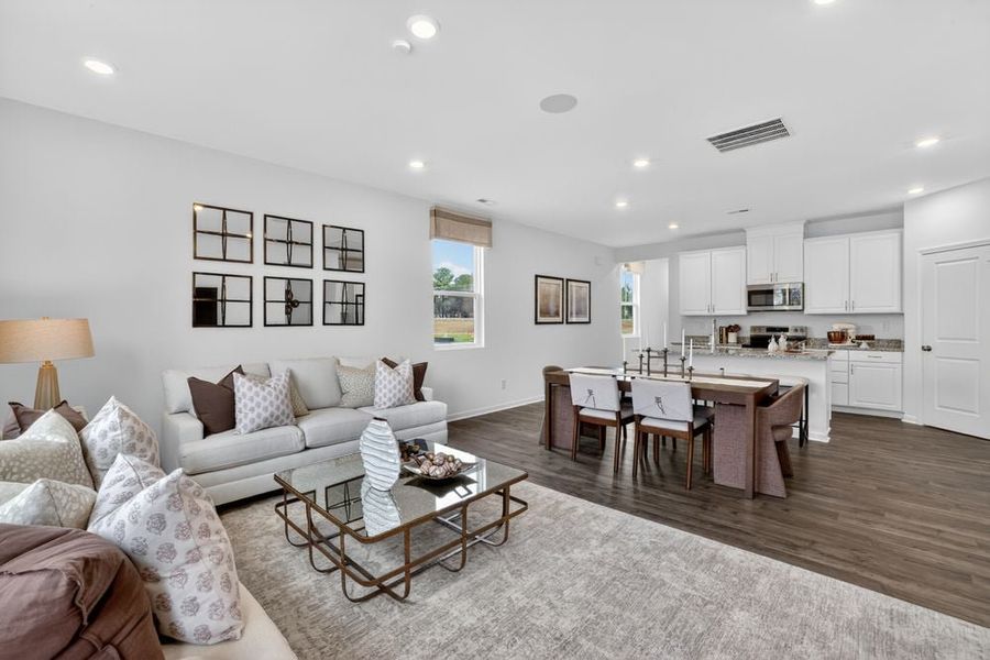 Furnished interior view inside a new home in Fincastle Glen, Shelby (Image 11).